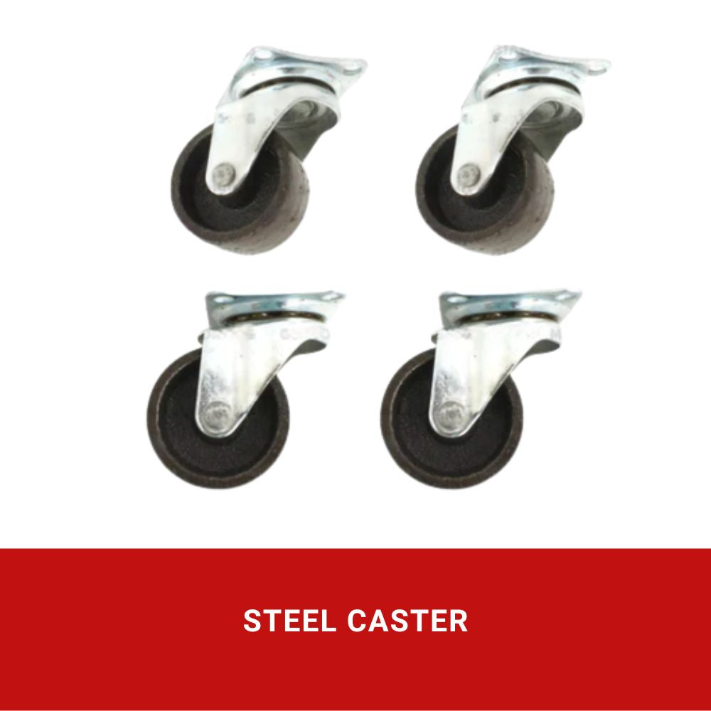 Steel Caster Wheel (4pcs)