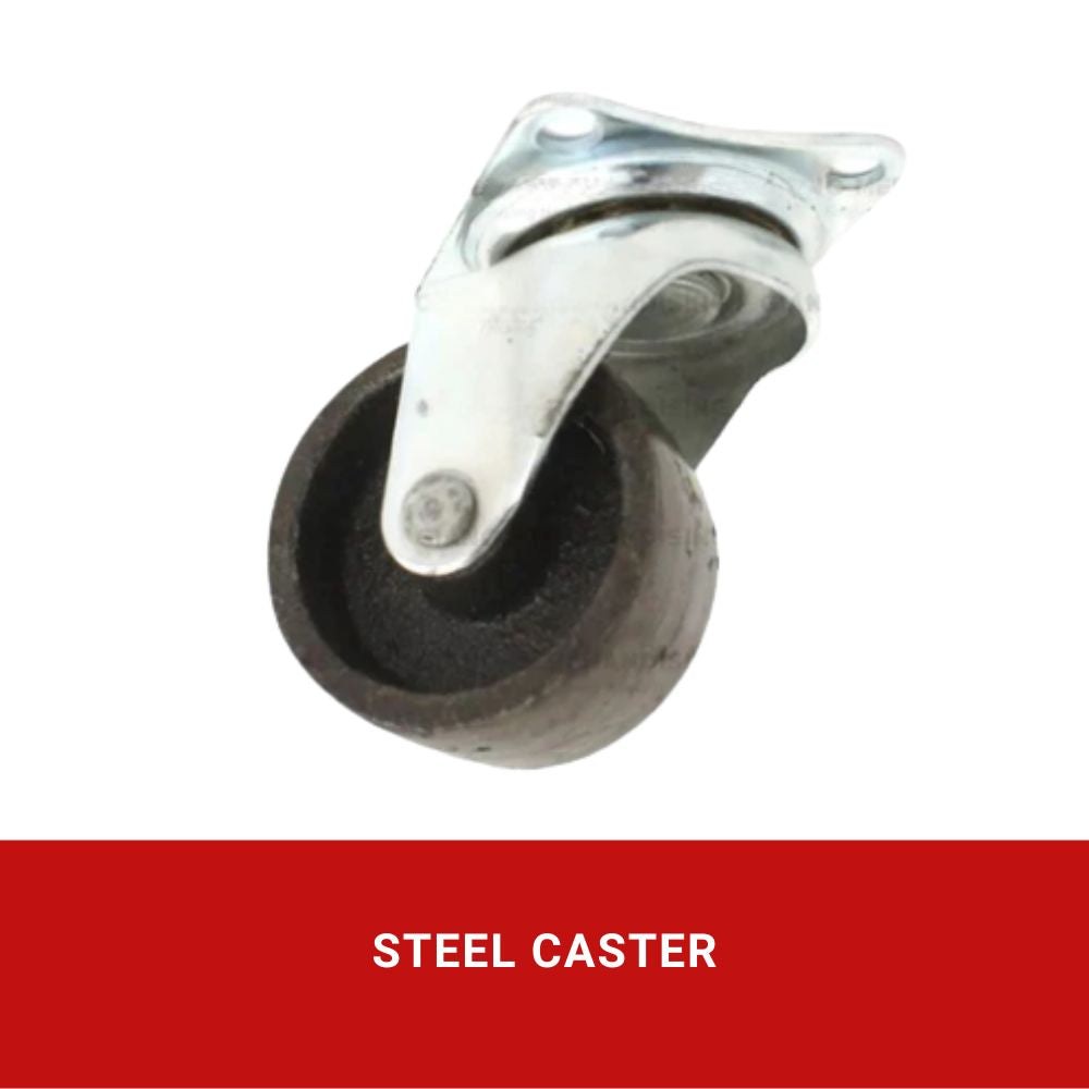 Steel Caster Wheel (4pcs)