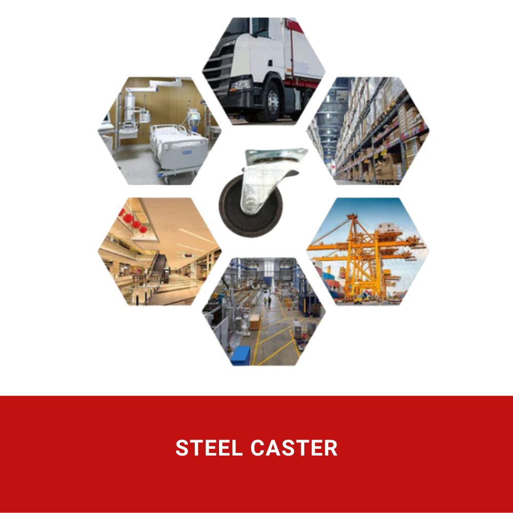 Steel Caster Wheel (4pcs)
