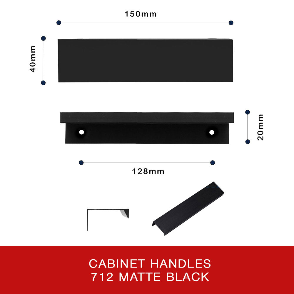 Cabinet Handles 712 MBK