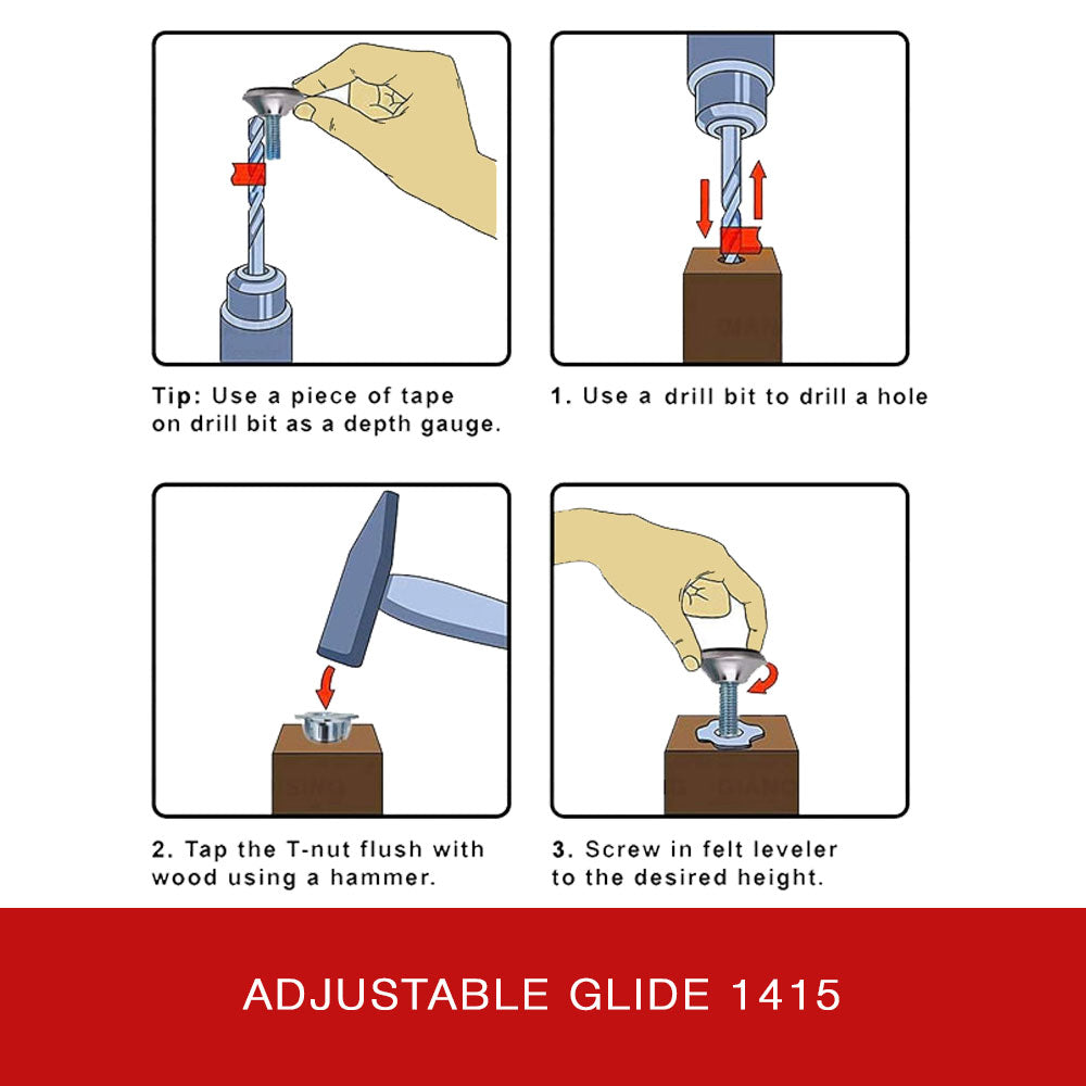 Adjustable Glider 1415 (12pcs/pack)