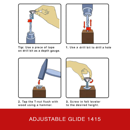 Adjustable Glider 1415 (12pcs/pack)
