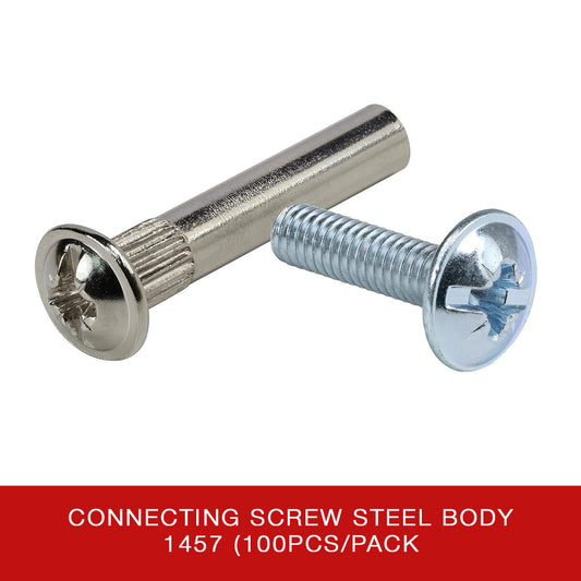 Connecting Screw 1457 Steel Body (100pcs/pack)