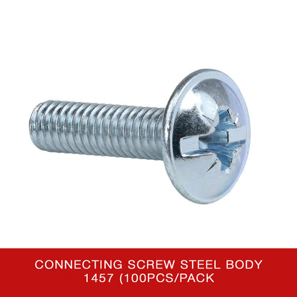 Connecting Screw 1457 Steel Body (100pcs/pack)