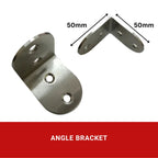 Stainless Angle Bracket 50 x 50mm (1pc)