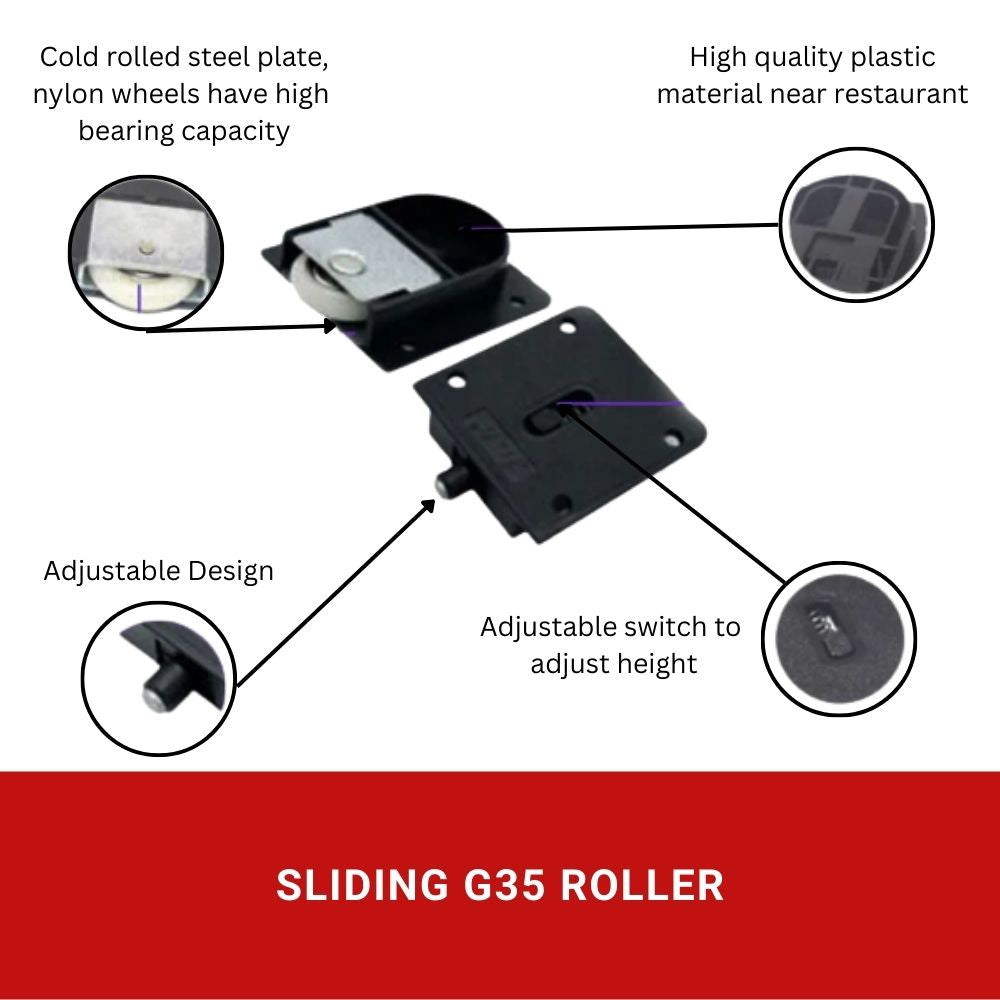 Cabinet Sliding G35 Roller