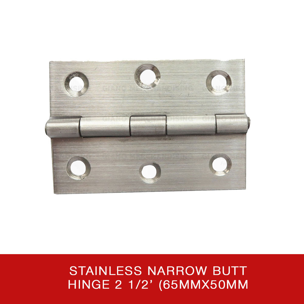 Narrow Butt Hinge (1Pair)