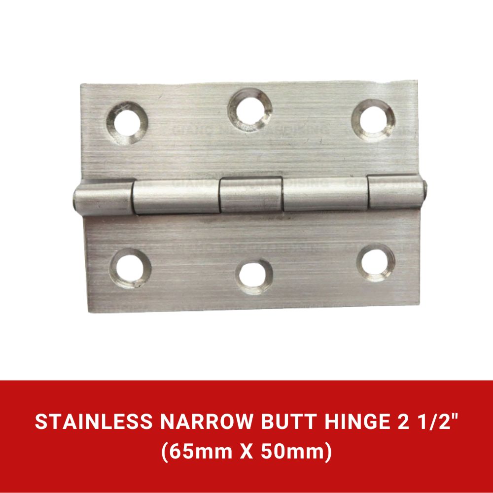 Narrow Butt Hinge (1Pair)