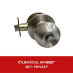 Cylindrical Door Knob 2871 SS