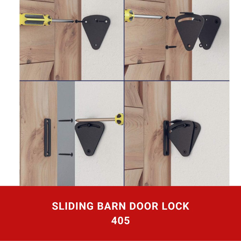 Sliding Barn Door Lock 405 BK