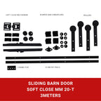 Soft Close Sliding Barn Door Mechanism MM-20T