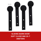 Soft Close Sliding Barn Door Mechanism MM-20T