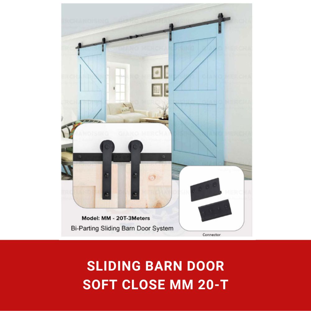Soft Close Sliding Barn Door Mechanism MM-20T