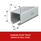 Series 50 Hanging Steel Door Track