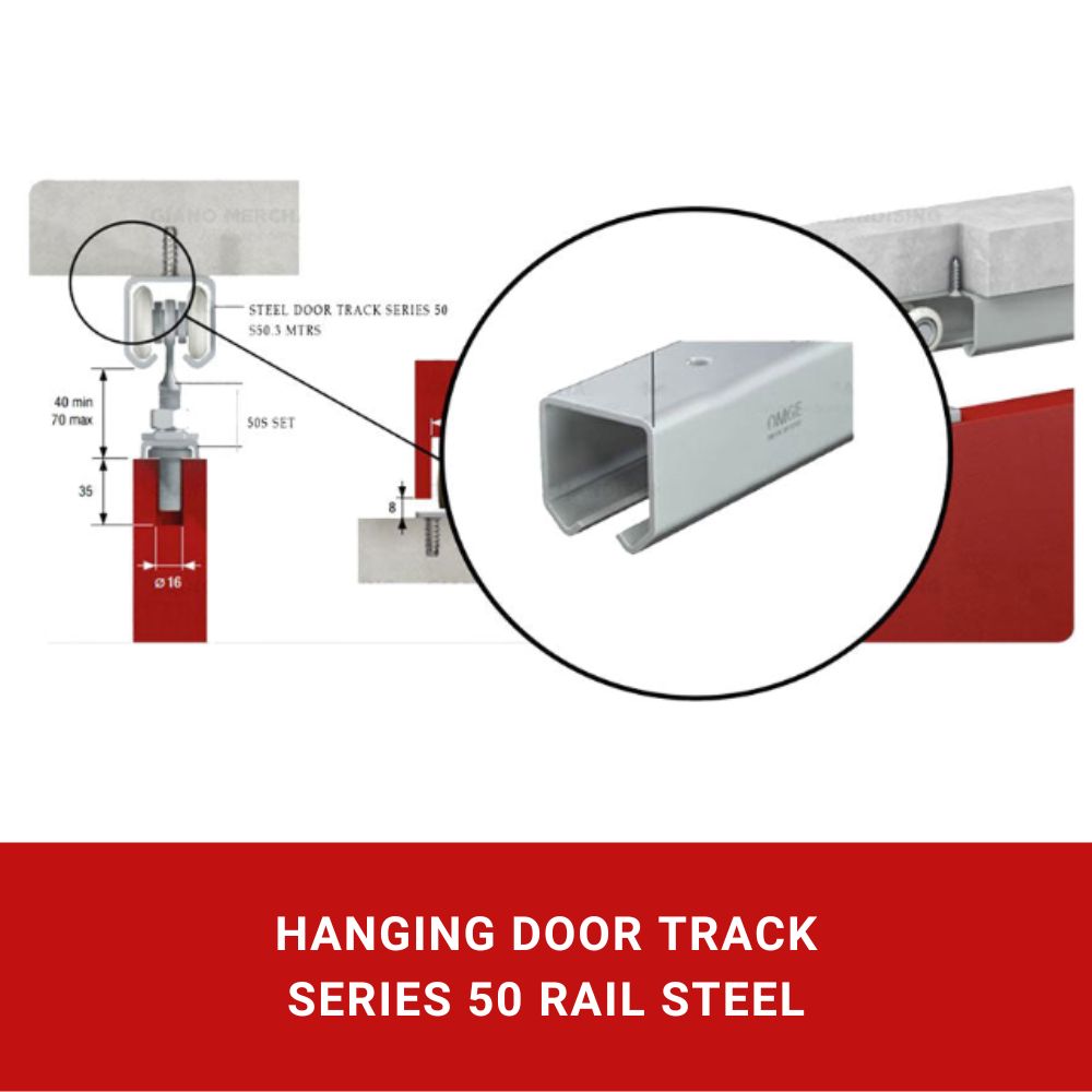 Series 50 Hanging Steel Door Track