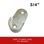Oval Flange 3043 (2pcs)