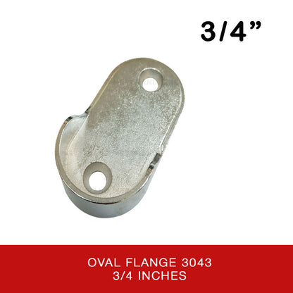 Oval Flange 3043 (2pcs)