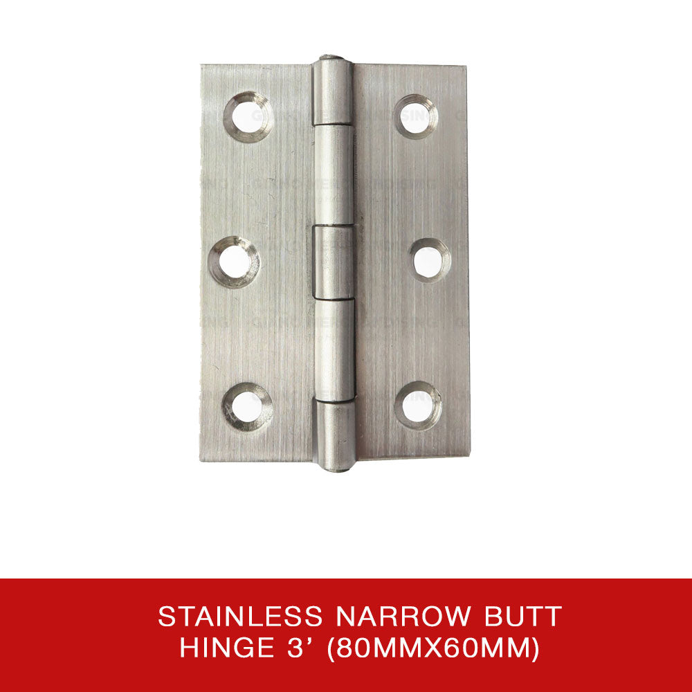 Narrow Butt Hinge (1Pair)