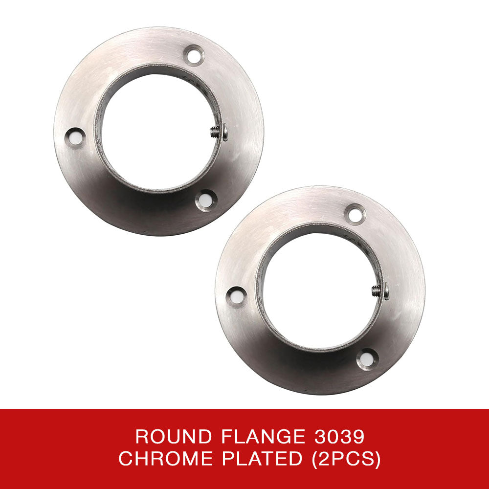 Round Flange 3039 CP (2pcs)