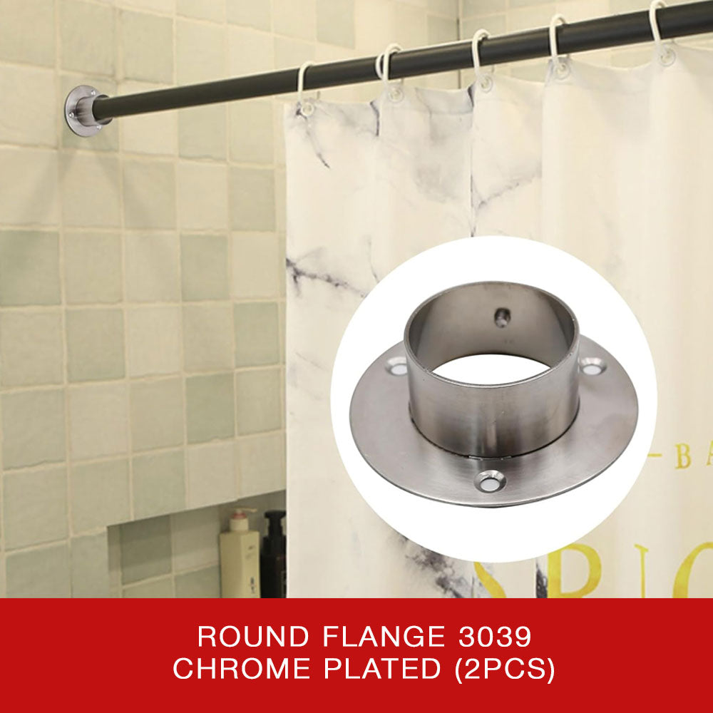 Round Flange 3039 CP (2pcs)