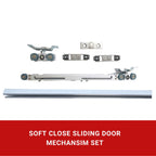 Soft-Close Sliding Door Mechanism Set