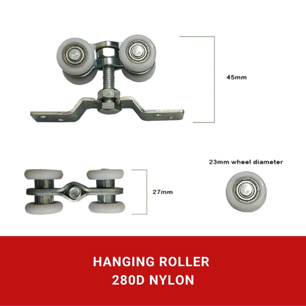 Hanging Roller for Sliding Door 280D Set (Nylon)