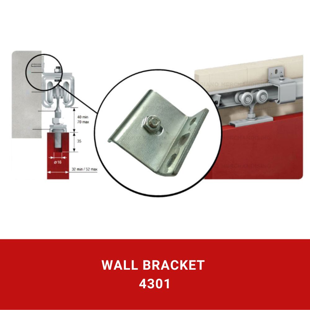 Steel Wall bracket 4301 (3pcs/pack)