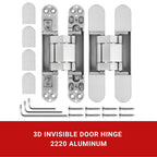 3D Adjustable Invisible Door Hinges