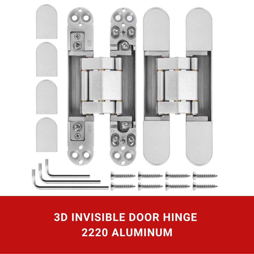 3D Adjustable Invisible Door Hinges