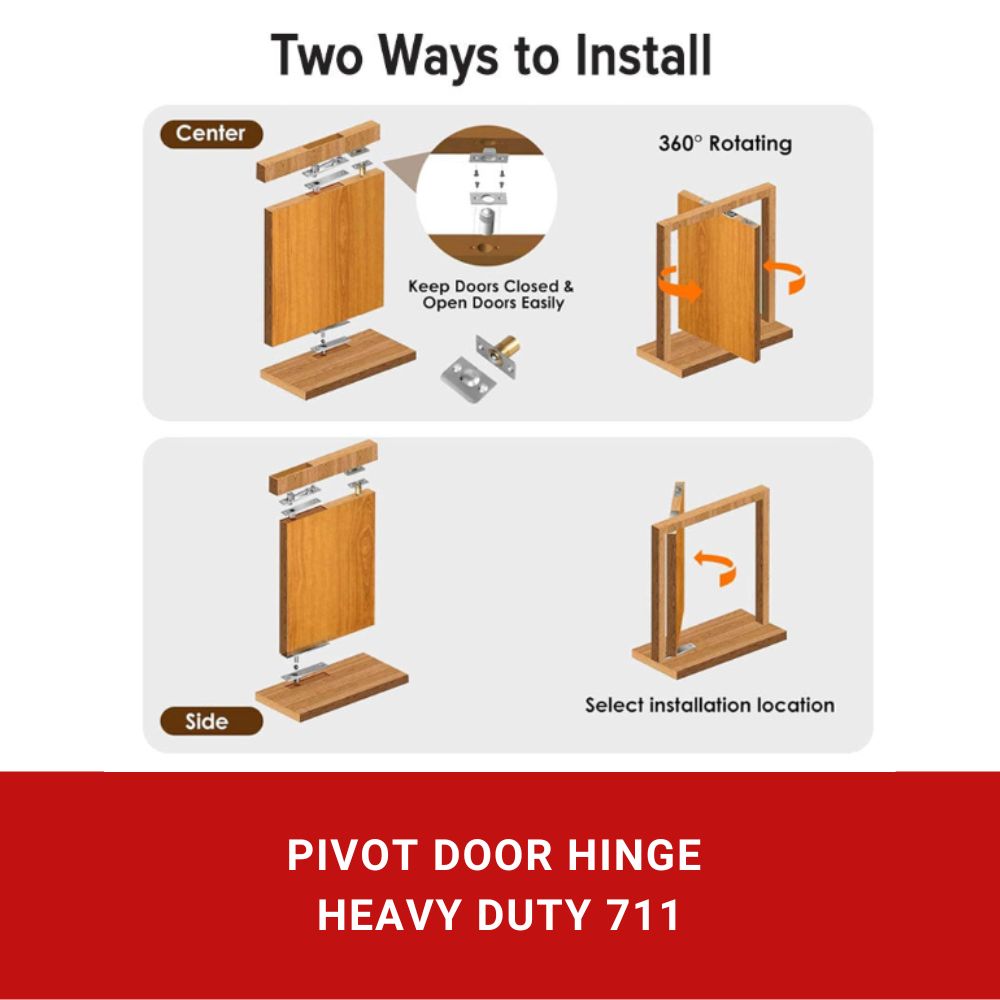 Pivot Door Hinge Heavy Duty 711