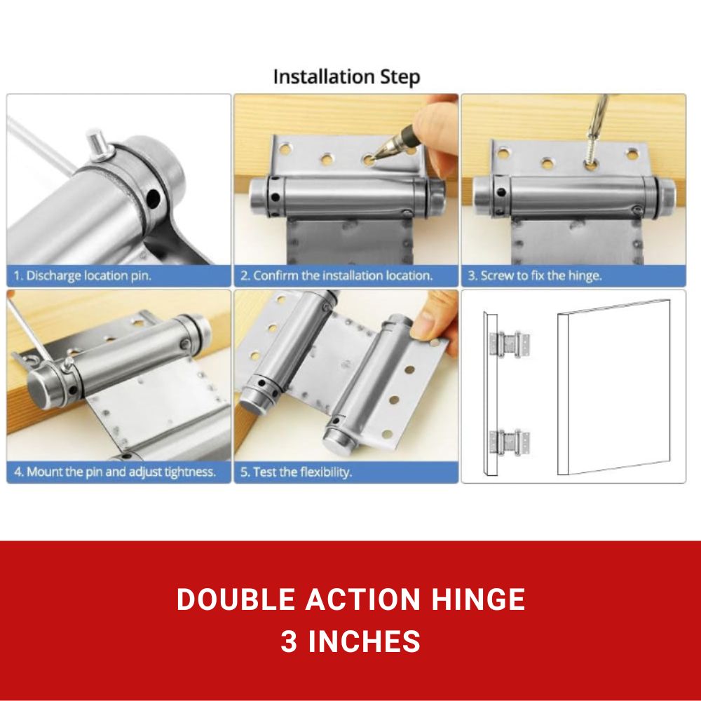 Double Action Door Hinge