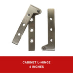 Stainless L-Hinges 4"