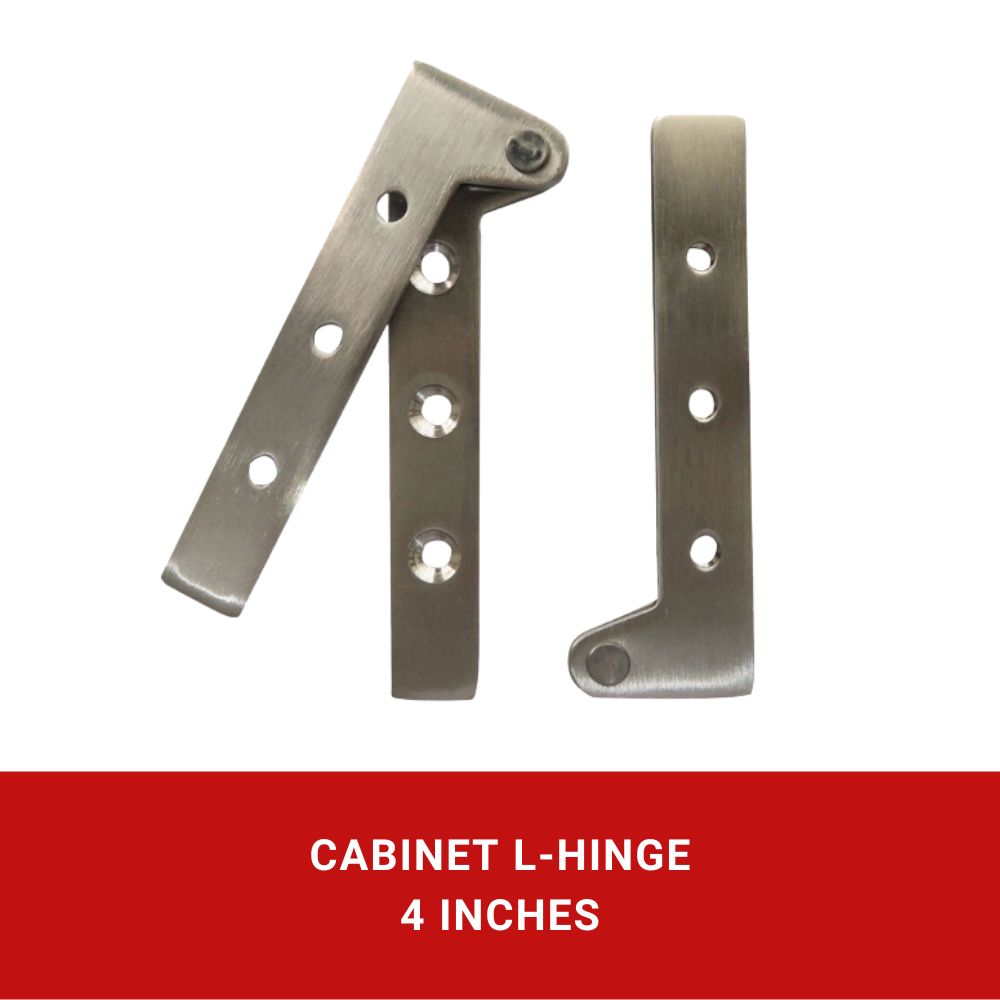 Stainless L-Hinges 4"