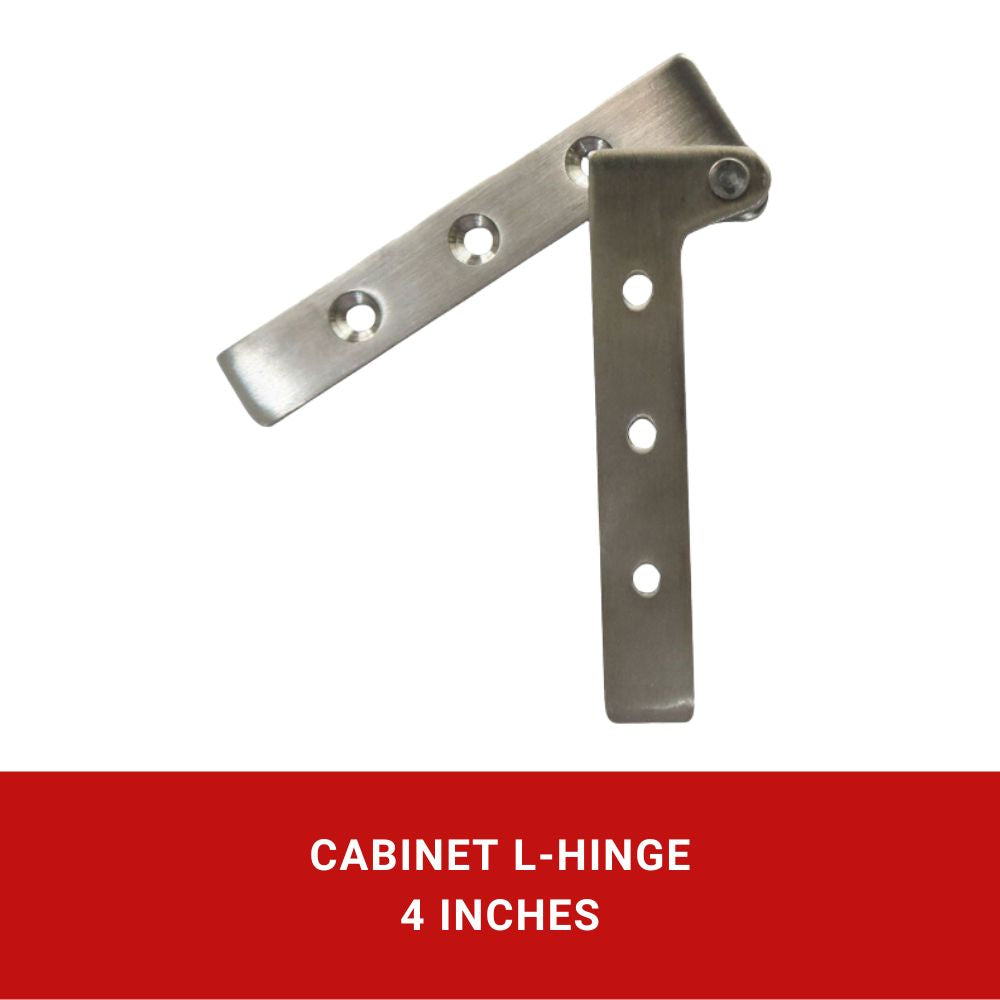 Stainless L-Hinges 4"