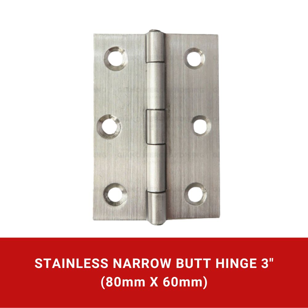 Narrow Butt Hinge (1Pair)