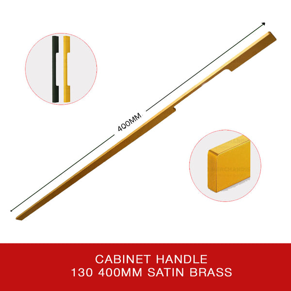Integrated Cabinet Handle 130 SB โ Aichi Door Hardware