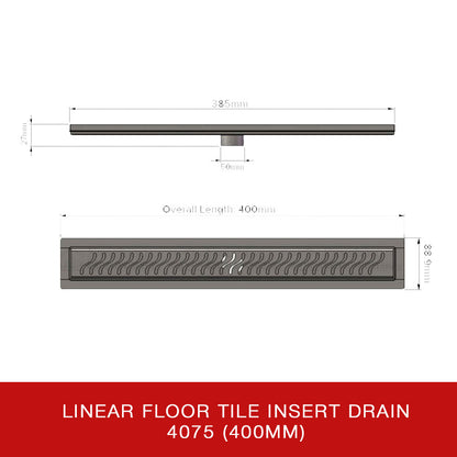 Linear Floor Tile Insert Drain 4075