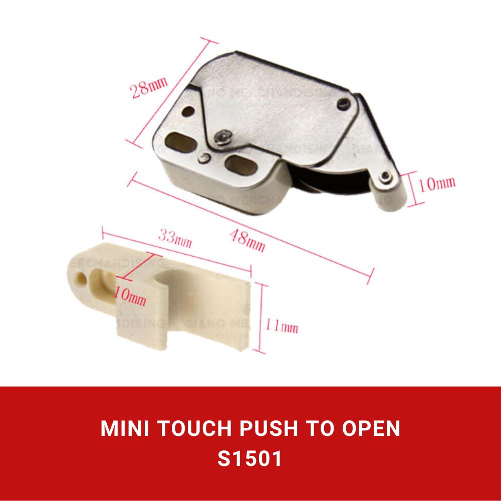 Mini touch Push to Open Latch S1501