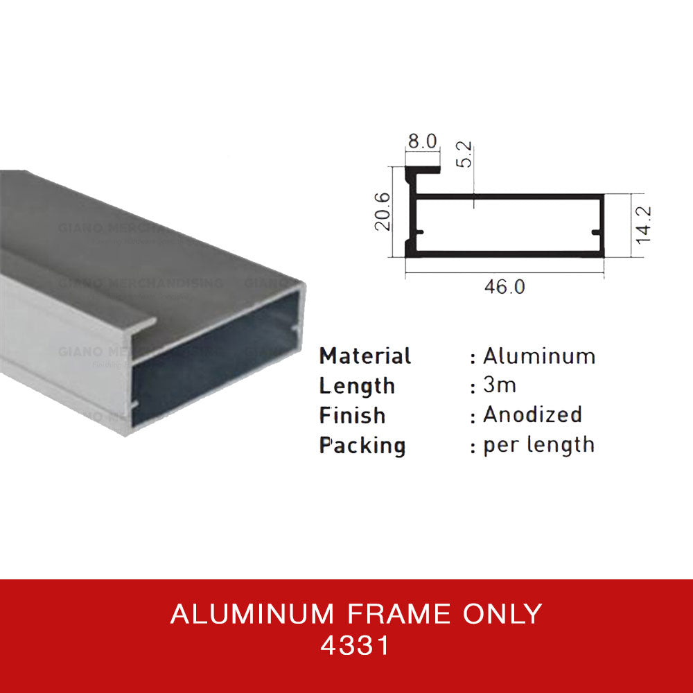 Aluminum Profile Frame Only 4331