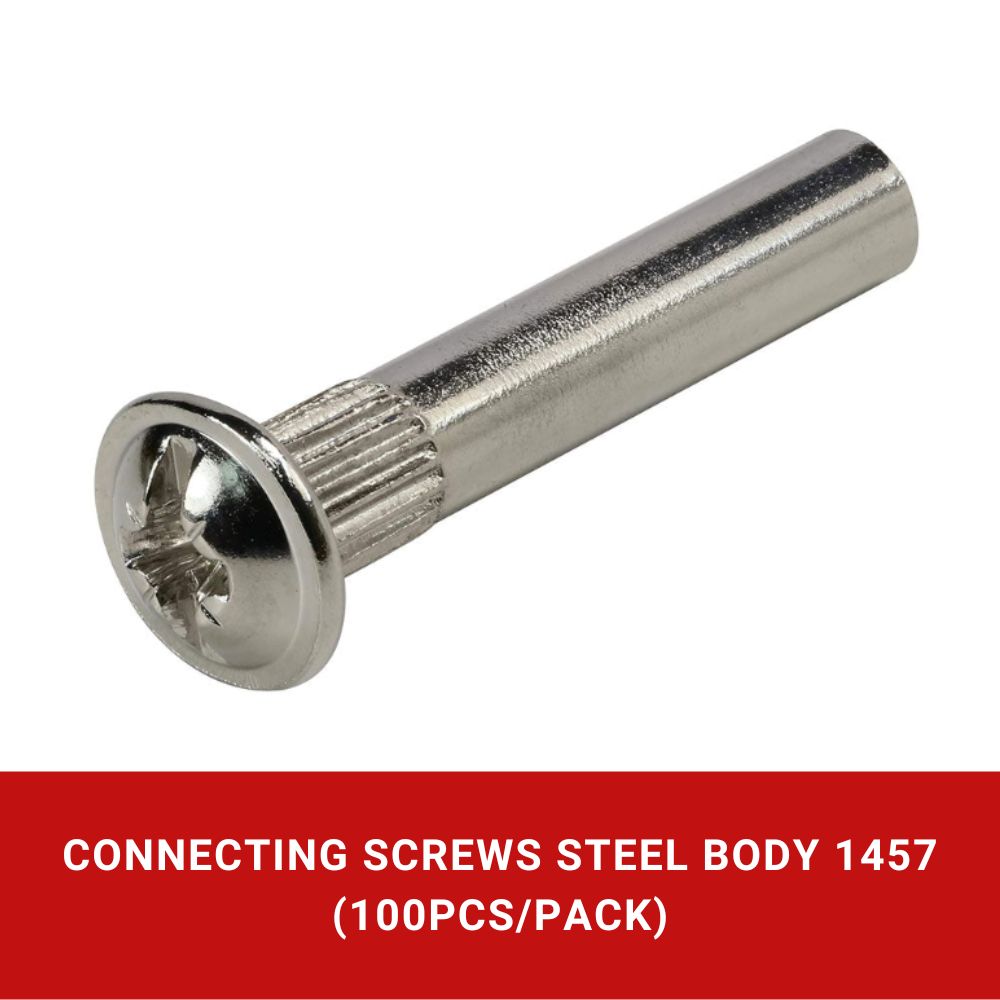 Connecting Screw 1457 Steel Body (100pcs/pack)