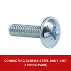 Connecting Screw 1457 Steel Body (100pcs/pack)