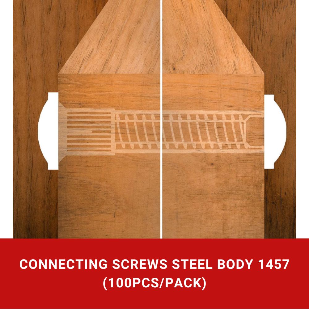 Connecting Screw 1457 Steel Body (100pcs/pack)