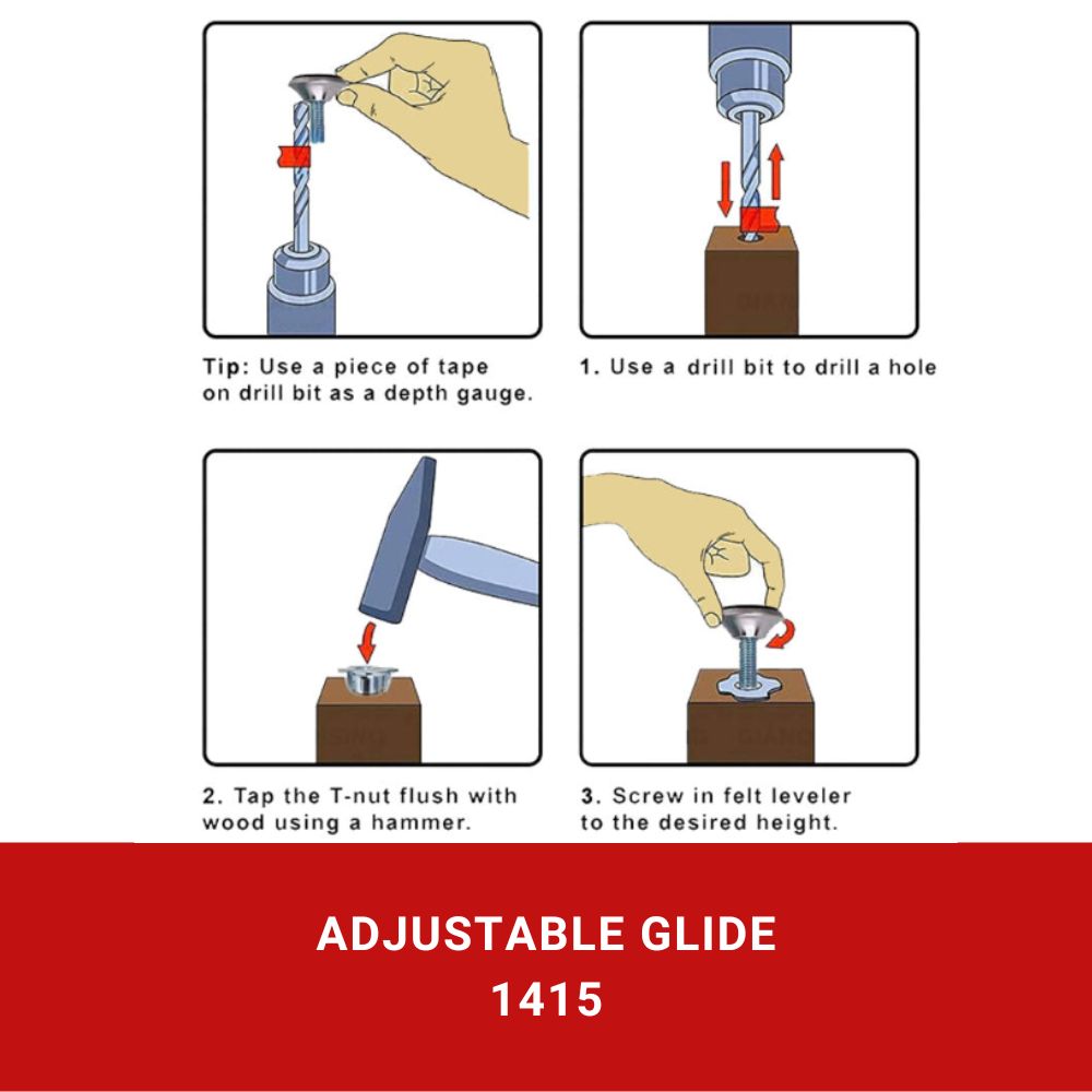Adjustable Glider 1415 (12pcs/pack)