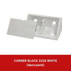 Corner Block 3228 White (4pcs/pack)