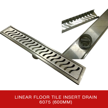 Linear Floor Tile Insert Drain 6075