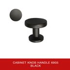 Cabinet Knob Handle 6905 BLK