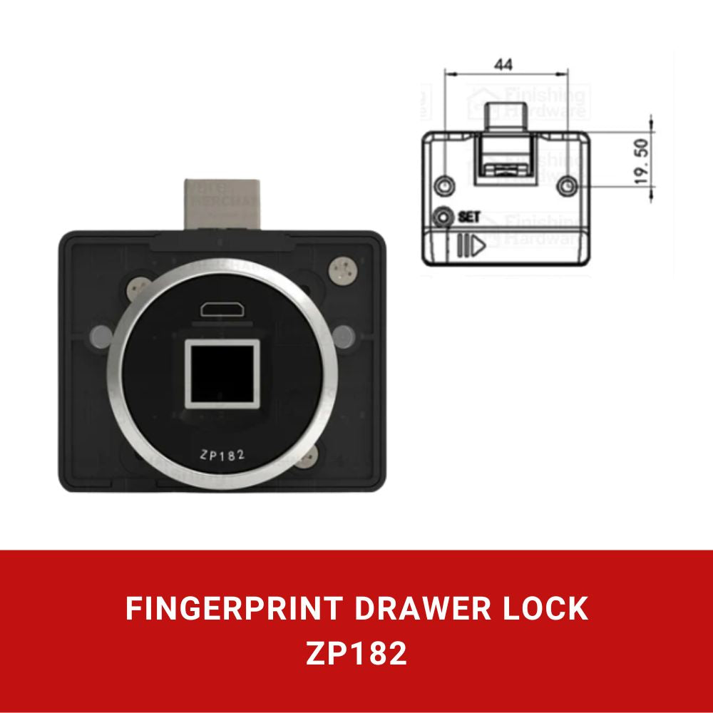 Fingerprint Drawer lock ZP182