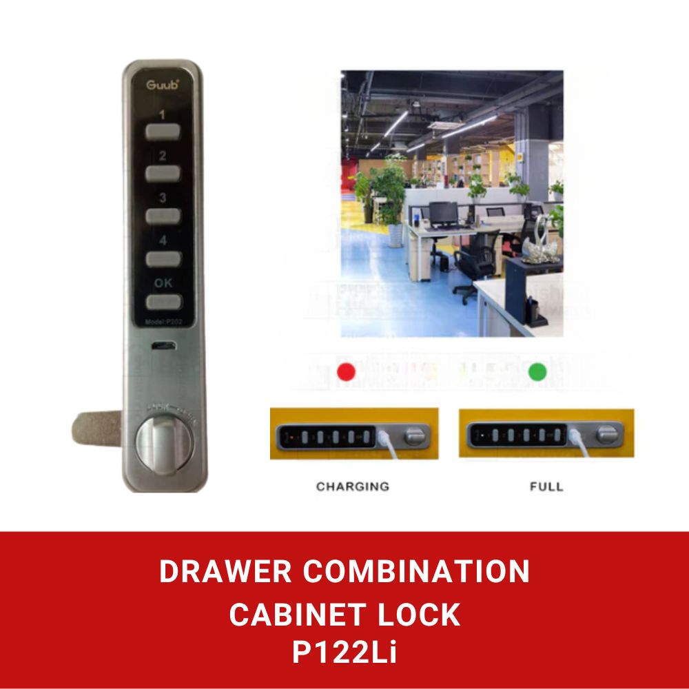 Drawer Combination Cabinet Lock P122Li
