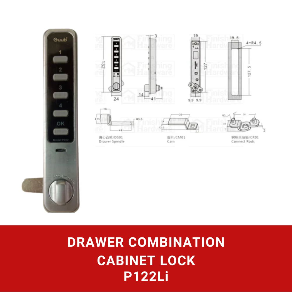 Drawer Combination Cabinet Lock P122Li
