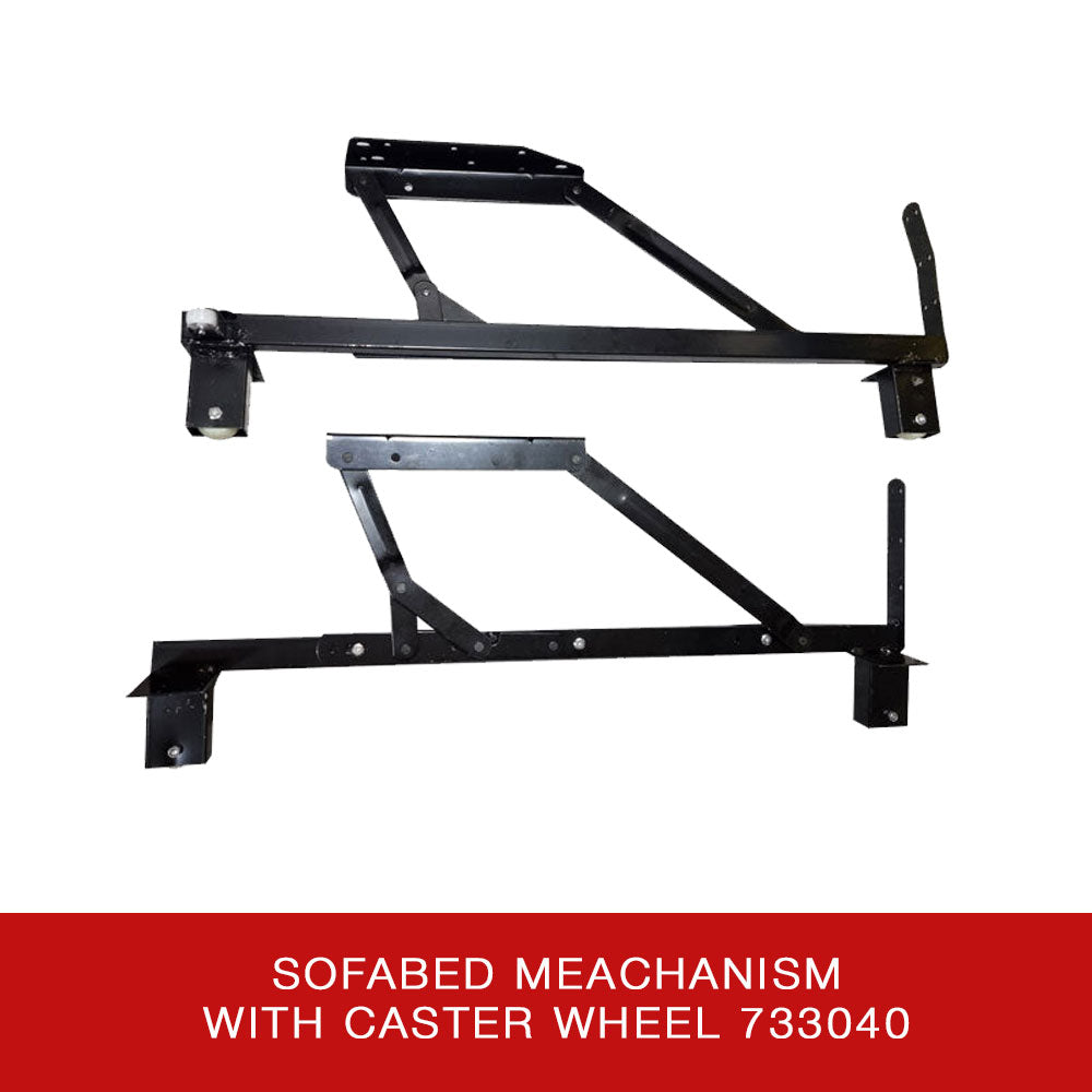 Sofa Bed Mechanism with Caster Wheel 733040